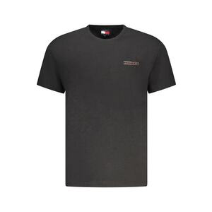 Tricou din bumbac barbati - cu mini imprimeu - Regular Fit - Negru imagine