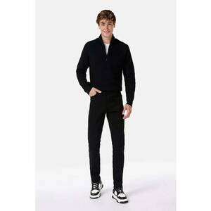 Pantaloni De Barbati Negru Straight Fit Cl1049744 8683197444134 imagine