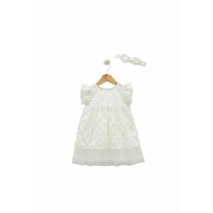 Rochita Fetite - cu Crizanteme - JIK8152 - Crem - imagine