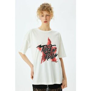 Tricou lejer cu imprimeu grafic imagine