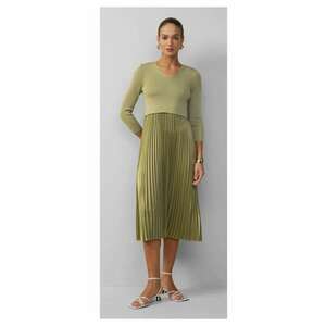 Rochie midi cu fusta plisata imagine