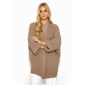 Cardigan lejer tricotat gros - imagine