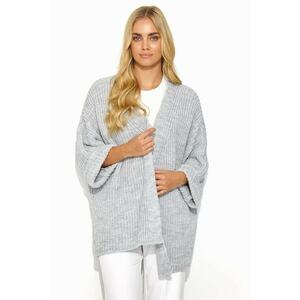 Cardigan supradimensionat cu maneci trei sferturi - imagine