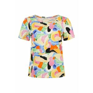 Tricou din jerseu cu imprimeu abstract imagine