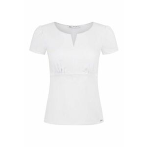 Tricou cu talie accentuata si detalii fronsate imagine
