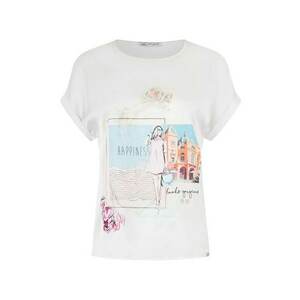 Tricou cu imprimeu foto - Alb imagine