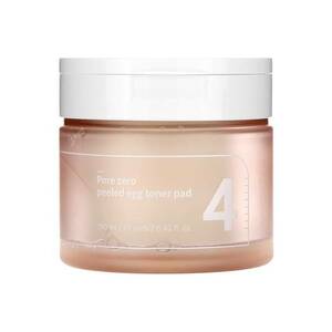 Discuri pentru ten cu niacinamide impotriva porilor - No. 4 Pore Zero Peeled Egg Toner Pad - 70 buc imagine