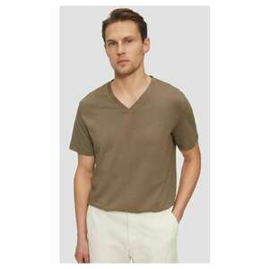 Tricou barbati cu anchior - Regular fit - din bumbac - Maro - imagine