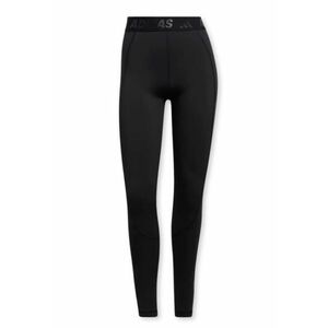 Pantaloni sport dama - colanti Techfit - negru - material elastic - pentru alergare/antrenament - imagine