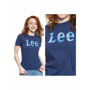 Tricou T-Shirt - Slim Logo Tee - Croi: Slim 100% Bumbac - Inchidere: Fara - Albastru - 1 Bucata imagine