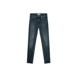Blugi skinny cu aspect prespalat - imagine