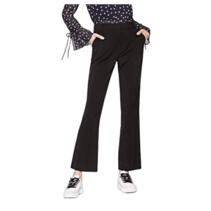 Pantaloni largi de dama Agnes - NEGRU imagine