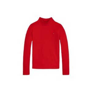 Bluza regular fit cu guler inalt - imagine
