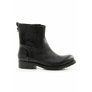 Ghete biker din piele si piele intoarsa - imagine