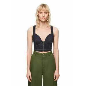 Dua Lipa Erika Bluza De Dama Top Denim - L NAVY - imagine