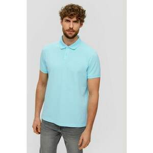 Tricou polo barbati - din bumbac cu croiala Regular Fit - logo - Albastru deschis22 imagine