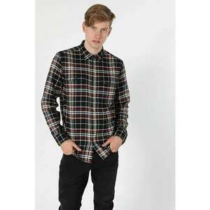 Camasa Cu Maneca Lunga De Barbati Negru Regular Fit CL1055940 8682240950196 imagine