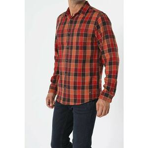 Camasa Cu Maneca Lunga De Barbati Maro Regular Fit CL1055955 8682240951377 imagine