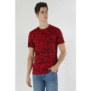 Tricou Cu Maneca Scurta De Barbati Rosu Regular Fit CL1059129 imagine