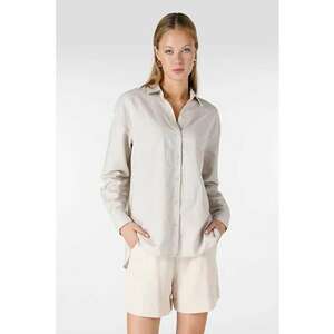 Camasa Cu Maneca Lunga De Dama Bej Regular Fit Cl1063415 8683197622716 imagine