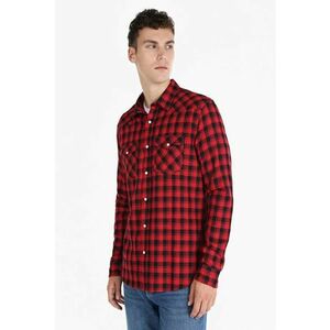 Camasa Cu Maneca Lunga De Barbati Rosu Slim Fit Cl1064805 imagine