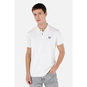 Tricou Polo Cu Maneca Scurta De Barbati Alb Regular Fit Cl1068257 8684112063003 imagine