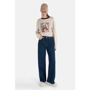 Pantaloni De Dama Albastru Regular Fit Cl1068703 imagine