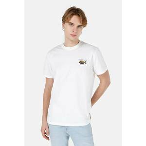 Tricou Cu Maneca Scurta De Barbati Alb Comfort Fit CL1068196 imagine