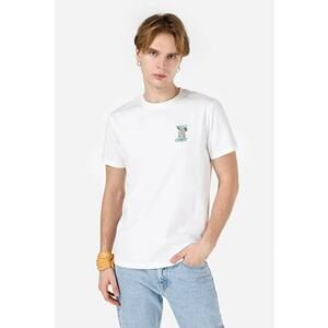Tricou Cu Maneca Scurta De Barbati Alb Regular Fit CL1069476 imagine
