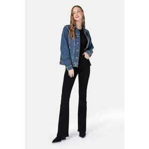 Pantaloni De Dama Negru Slim Fit Cl1067235 imagine