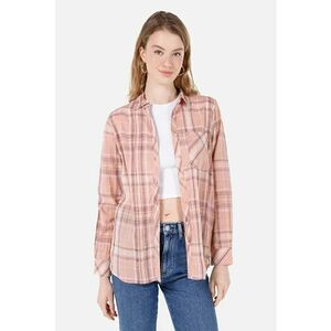 Camasa Cu Maneca Lunga De Dama Roz Regular Fit Cl1067336 8683197996992 imagine