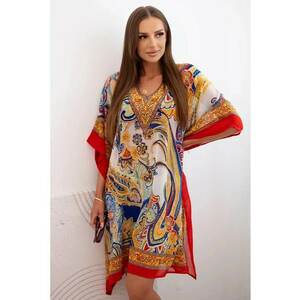 Poncho de plaja cu model - imagine