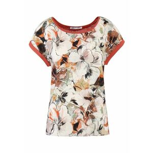 Bluza din amestec de viscoza si in cu imprimeu floral imagine