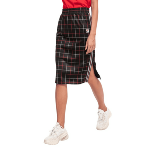 Fusta sport midi in carouri Walvia imagine