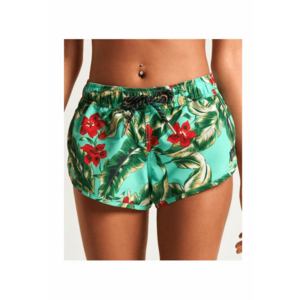 Pantaloni scurti cu imprimeu hawaian imagine