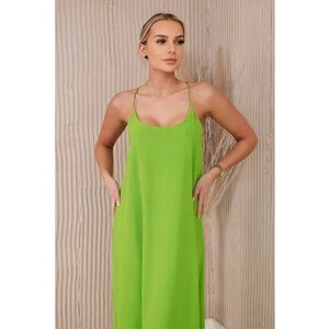 Rochie lunga cu bretele inguste - imagine