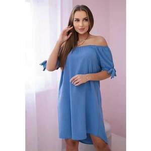 Rochie cu maneci cu snur - imagine