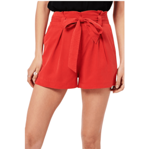 Pantaloni scurti cu cordon in talie si buzunare - imagine