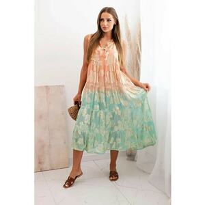 Rochie fara maneci din viscoza - imagine