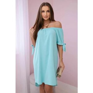 Rochie cu maneci cu snur - imagine