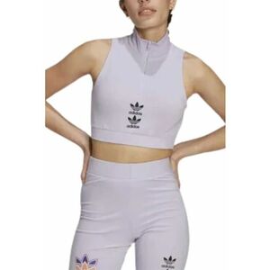Top crop cu imprimeu logo imagine