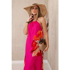 Rochie lunga cu prindere cu snur - imagine