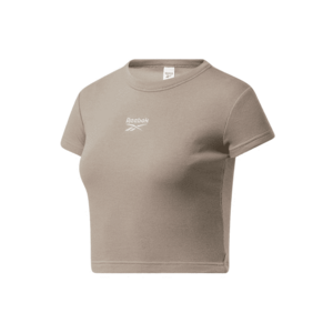 Tricou crop cu decolteu la baza gatului imagine