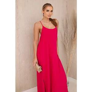 Rochie lunga cu bretele inguste - imagine