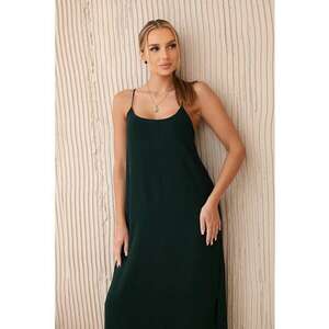 Rochie lunga cu bretele inguste - imagine
