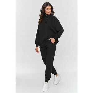 Set de pantaloni sport si bluzon cu guler inalt - imagine