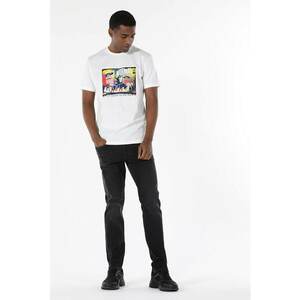 Tricou Cu Maneca Scurta De Barbati Alb Comfort Fit1 imagine