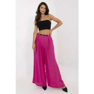 Pantaloni dama - viscoza - roz - imagine
