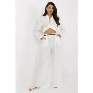 Pantaloni dama viscoza - one size - alb imagine