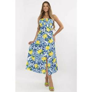 Rochie poliester - albastra - imagine
